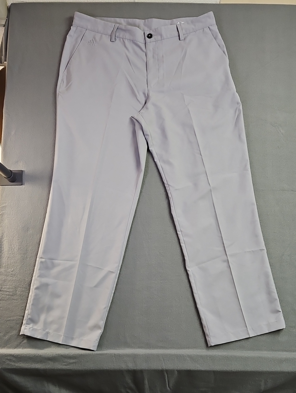 adidas Men’s Light Gray Straight Golf Pants